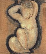 Amedeo Modigliani Caryatid (mk39) painting